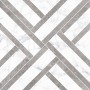 Patterned --and-- Statement Black/Dark Grey Medium Format 260x410 - 595x595 Porcelain for Wall/Floor; Finish - Natural